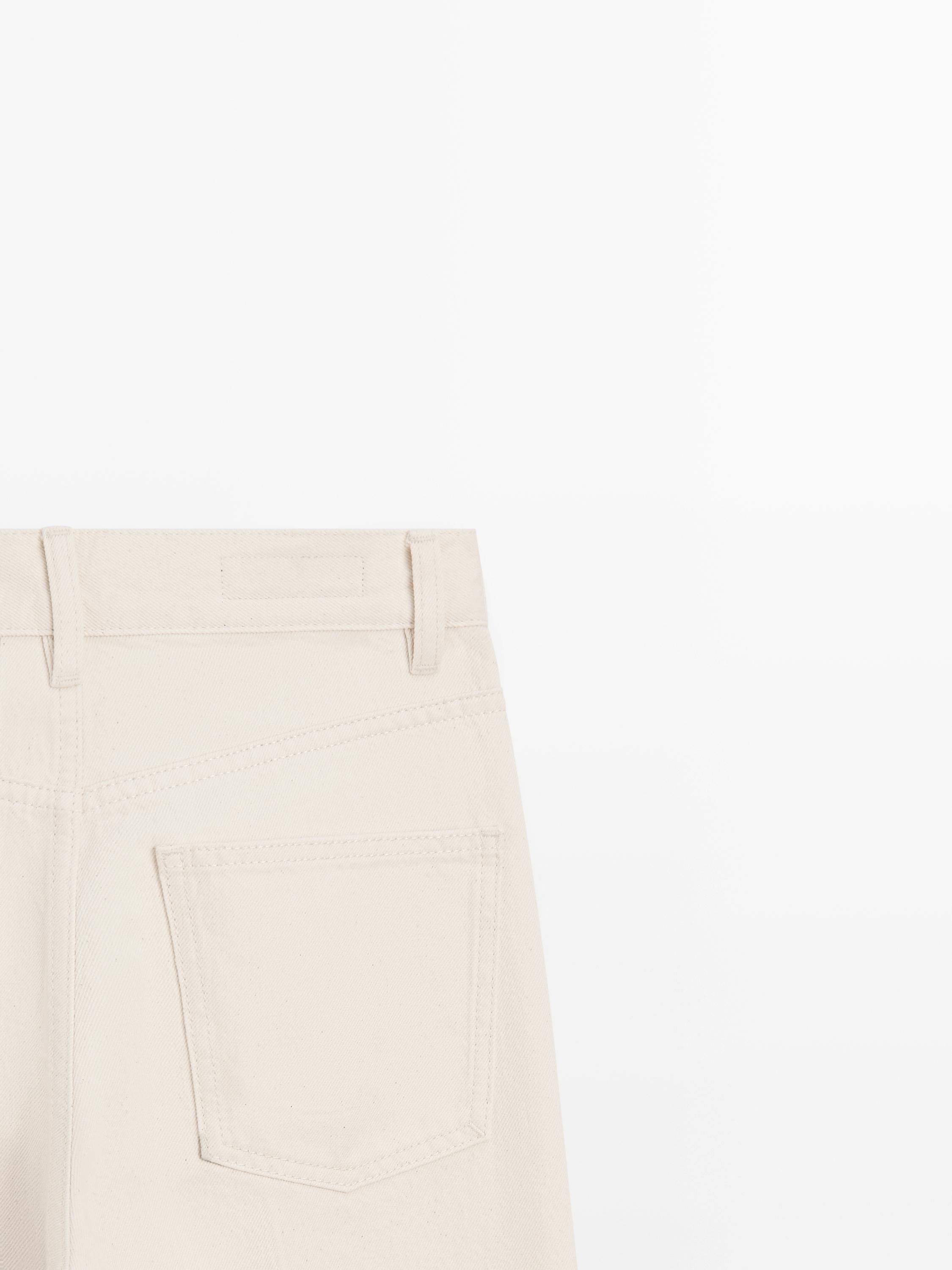 High-waist palazzo jeans